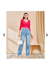 Light Wash Wide Leg Jeans