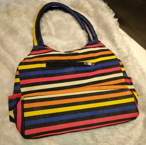 Women's Multicolored Shoulder Bag