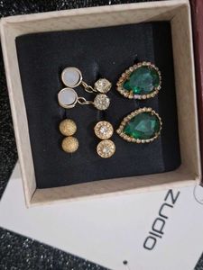 Set of 4 Elegant Earrings