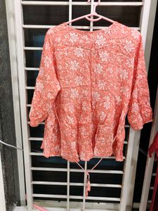 Boho Floral Print Kurta
