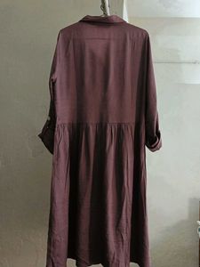 Stylish Button-Down Midi Dress