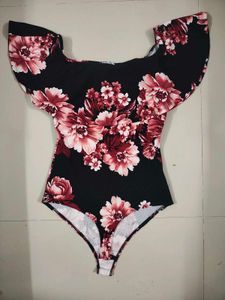 Women's Floral Print Bodysuit