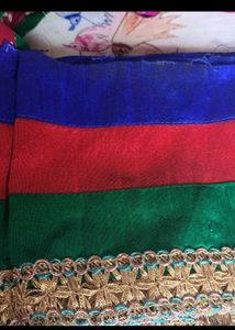 Combo Of Triple Colour &amp; Beautiful Bandhni Lace