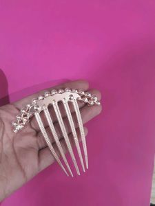 Elegant Pearl &amp; Crystal Hair Comb