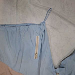Color Block Windbreaker Jacket