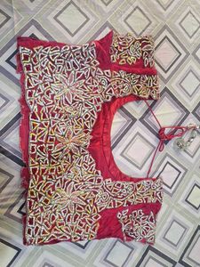 Beautiful Ombre Lehenga with fully embroidered blo