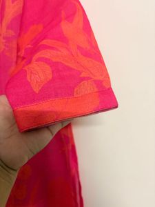 W Vibrant Floral Print Kurta