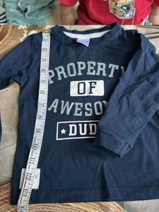Navy Blue "Property of Awesome Dude" T-Shirt
