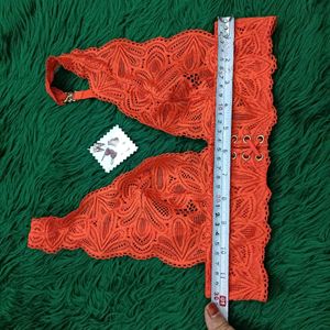 Exquisite Orange🆕🎁 Lace Bralette