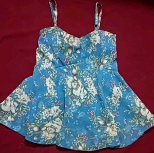blue mini dress