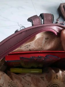 Bag Filled With Lot Of Stationary Items