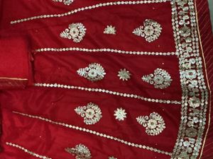 Red Embroidered Lehenga Choli
