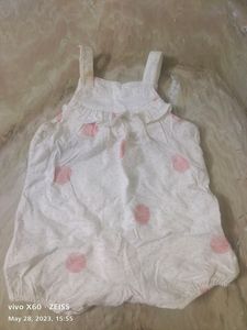 Baby Girl Dungaree Used Only For Photoshoot