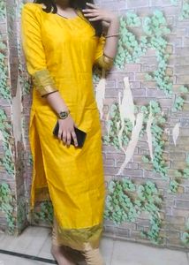 Vibrant Yellow Kurta
