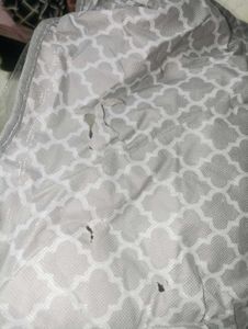 Grey Organizer Bag with Zipper