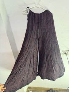 Boho Patterned Wide Leg Pants