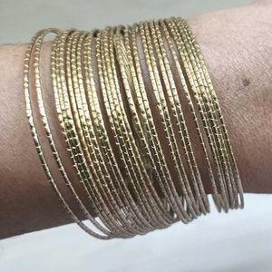 Gold Multi-Strand Cuff Bracelet