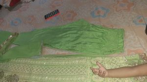 Elegant Green Embroidered Kurta Set