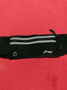 Black Waist Bag / Running Belt