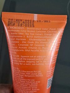 NutriGlow Vitamin C Lightening Sunscreen SPF 50