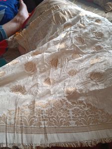 Bnarsi White Dupatta