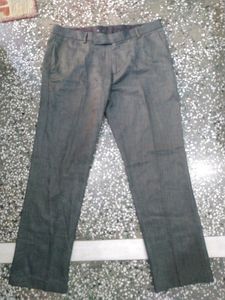 Fashionable Grey Colour Casual Pant