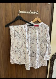 Stylish Printed Kurta with Pants Set