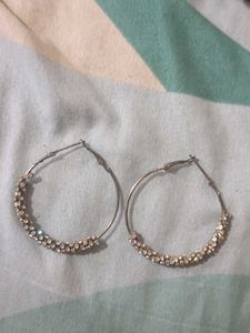 Sparkling Hoop Earrings