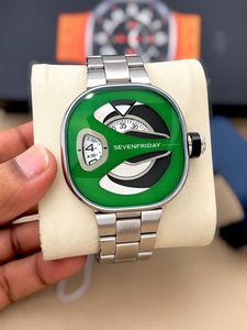 SEVENFRIDAY Black Metal Watch