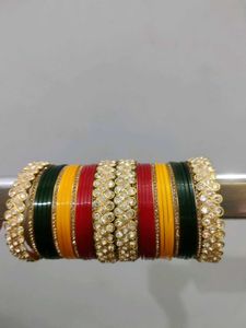 Charming Multi-Color Bangles (plastic chuda)