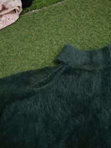 Shaded Green Sweater Very Warm