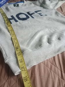 Grey HOPE Crewneck Sweatshirt