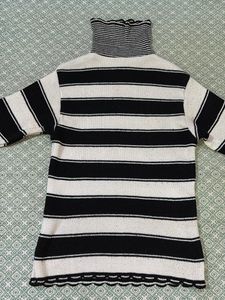 Striped Turtleneck Sweater