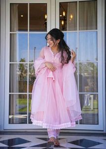 Beautiful Pink Kurta Set with Dupatta