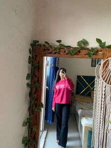 Hot Pink "Bonlavie" Knit Sweater