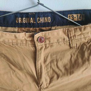 Boy's Brown Chino Pants