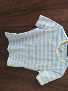 Striped Cotton T-Shirt