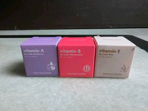The Face Shop Vitamin Lip Masks- Trio