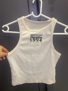 White goth Tank Top