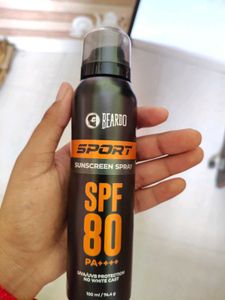 Beardo Sport Sunscreen Spray SPF 80 pack of 1