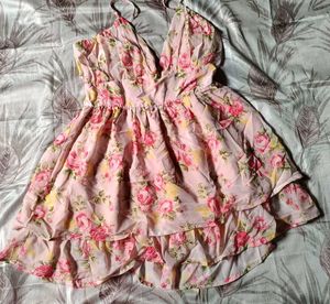 Floral Print Mini Dress