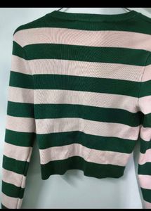Zara Striped Cropped Top ⭐️ size :S