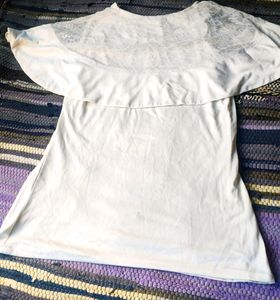 Elegant White Lace Top for Girls | Stylish