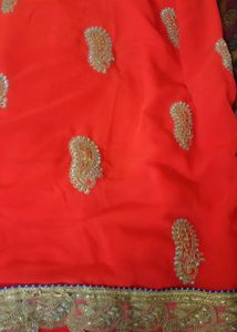 Orange Saree