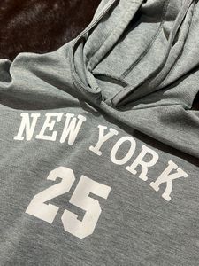 Grey "New York 25" Hoodie