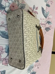 Stylish Logo Print Handbag