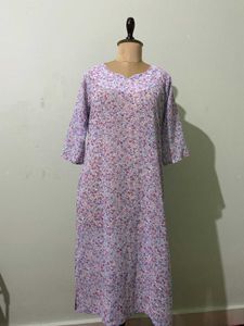 Floral Print Kurta