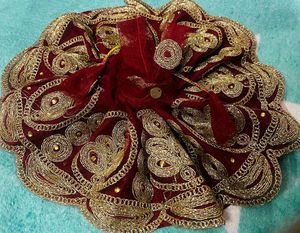 Laddu Gopal Fancy Dress Size 6,7,8 Fabric Net