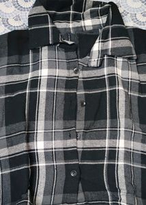 Crop Woolen Shirt
