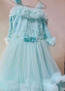 Beautiful Sky Blue Gown